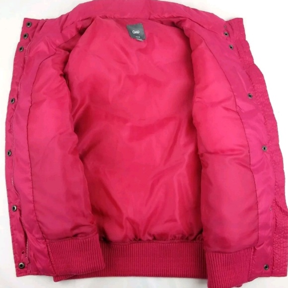GAP Puffy Vest Large Outdoor Outerwear Zip Button - Picture 3 of 7